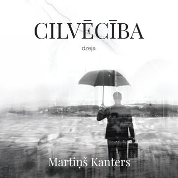 Mārtiņa Kantera dzejas grāmata "Cilvēcība" ar autogrāfu